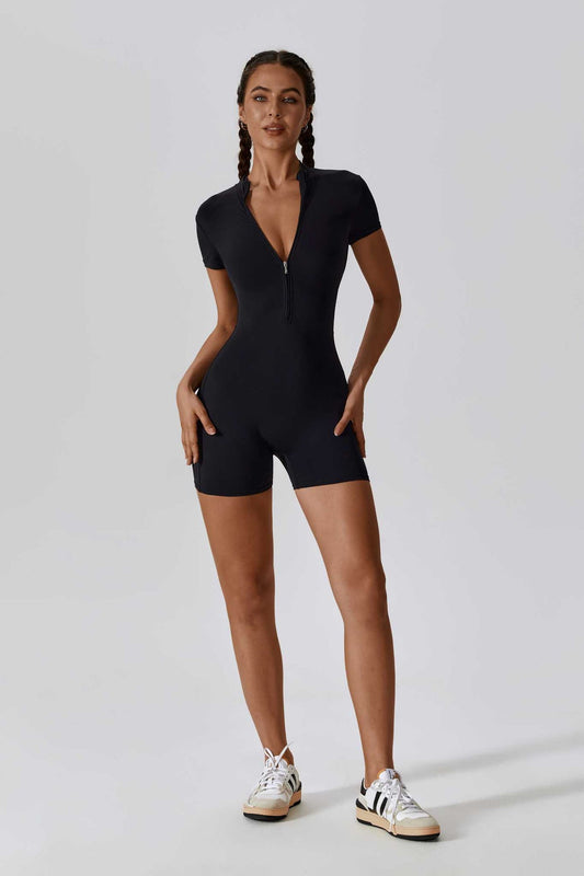 Laura Black Body Romper