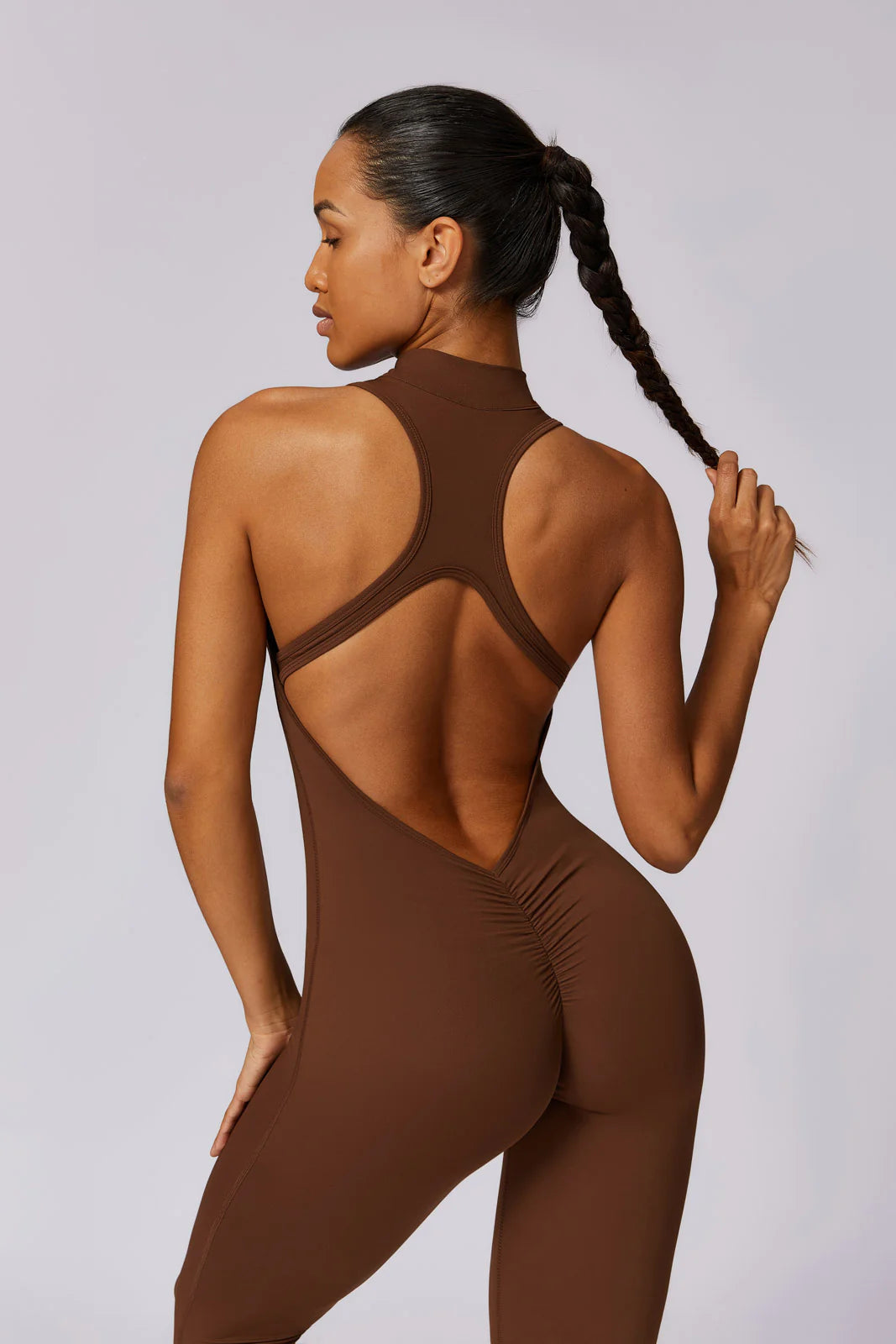 Noelle Brown Jumpsuit