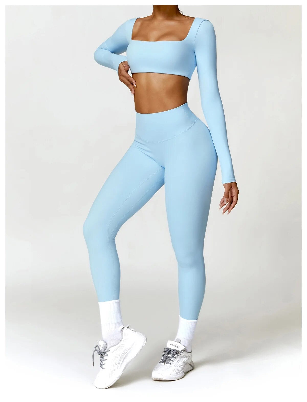 Cerulean Soft Sculpt Long Sleeve Set