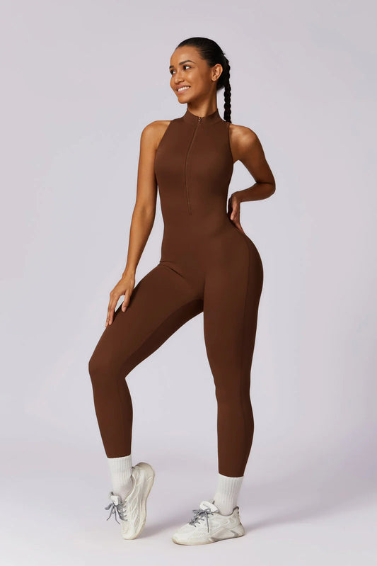 Noelle Brown Jumpsuit