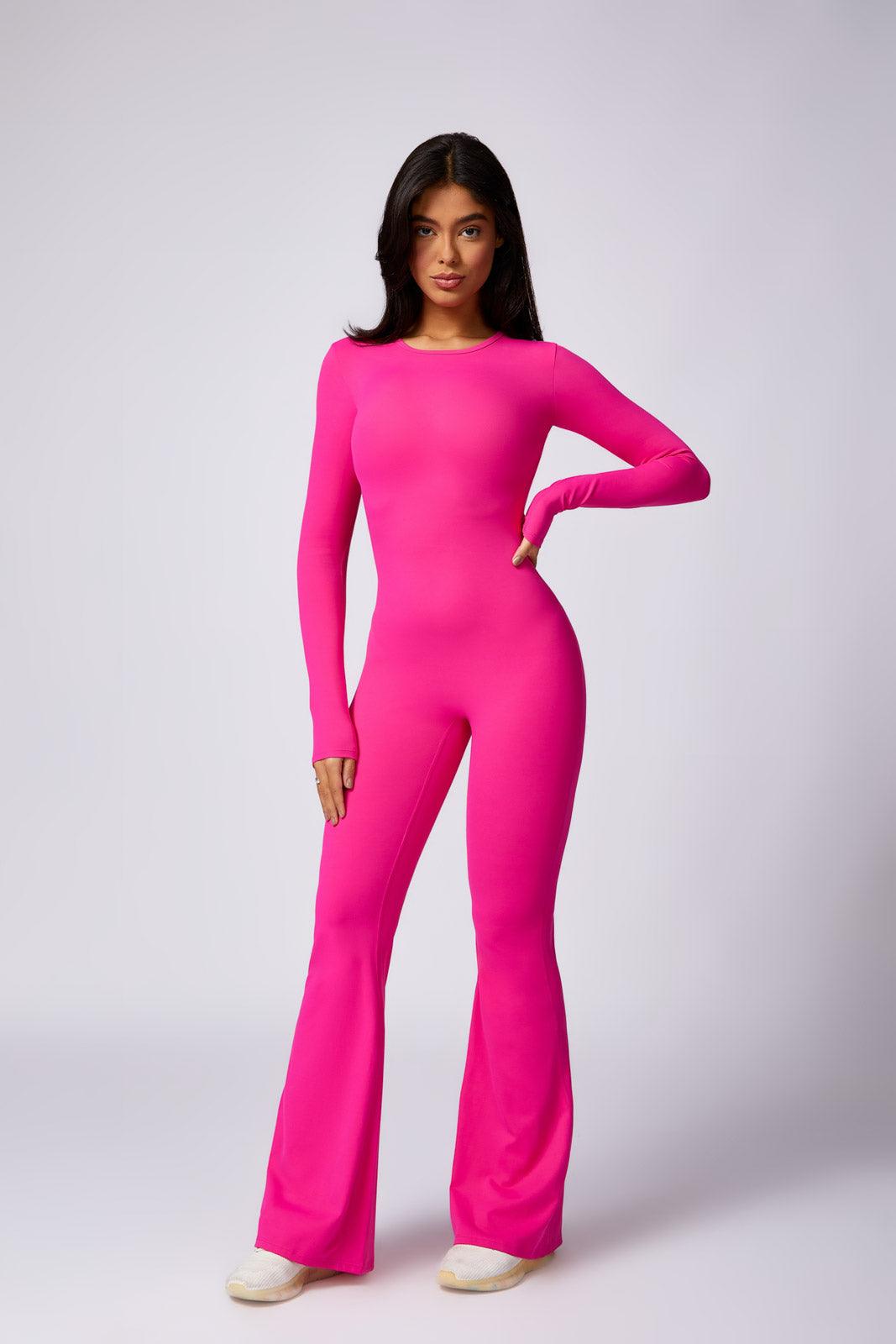 Karter Flared Pink Jumpsuit