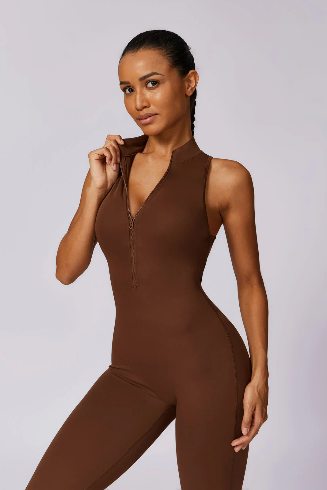 Noelle Brown Jumpsuit