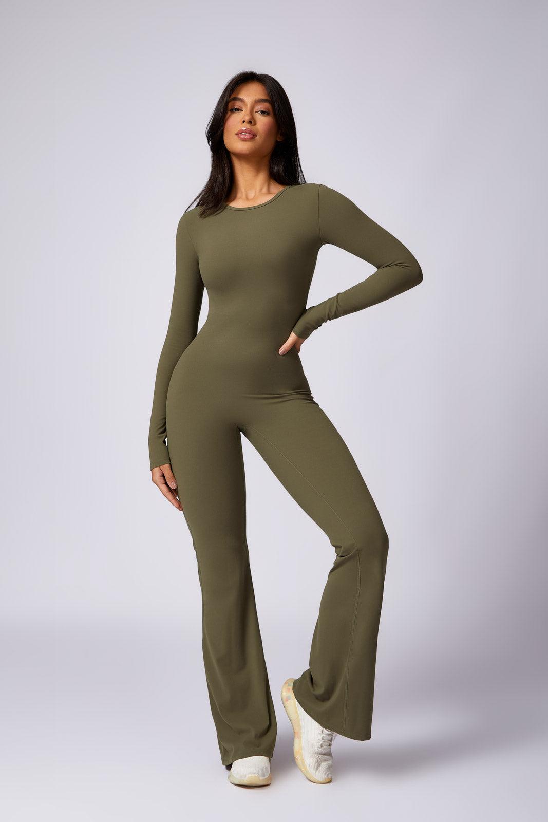 Karter Flared Brown Jumpsuit