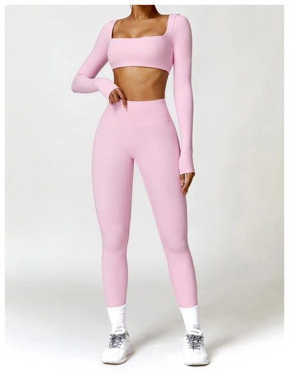 Pink Soft Sculpt Long Sleeve