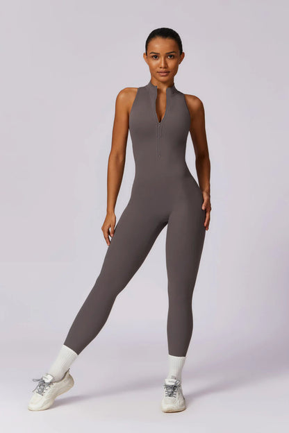 Noelle Brown Jumpsuit